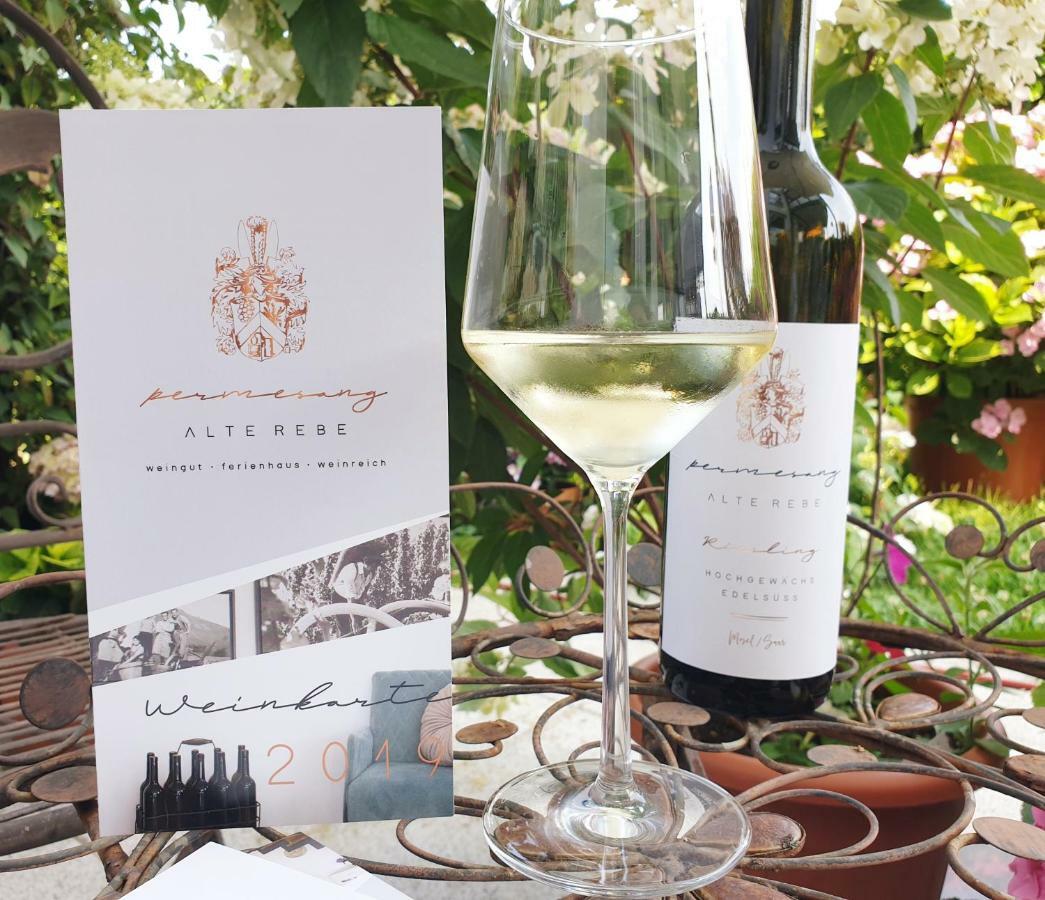 Zur Alten Rebe Ferienhaus Und Weingut Konz Buitenkant foto